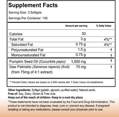 Close-up of pouring softgels highlighting the high-potency 3000 mg blend for daily wellness.