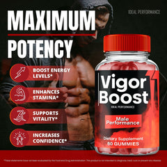Vigor Boost Gummies daily dose visual illustrating a simple, chewable wellness routine.