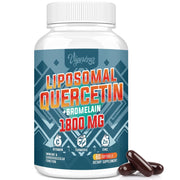 Vigorizar quercetina liposomal en botella, mayor biodisponibilidad para el bienestar diario.