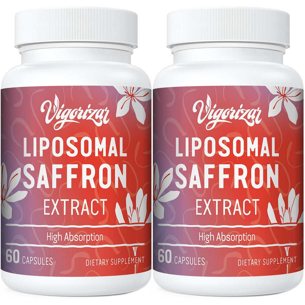 Vigorizar saffron extract capsule for balanced mood and focus.