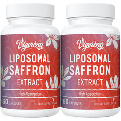 Vigorizar saffron extract capsule for balanced mood and focus.