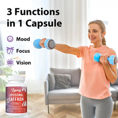 Vigorizar saffron with liposomal delivery for enhanced absorption.