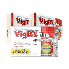 VigRX Plus male virility bottle with herbal tablets for daily vitality
