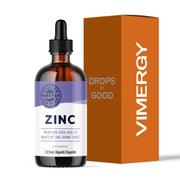 Vimergy Zinc liquid drops bottle delivers fast absorption for daily support.