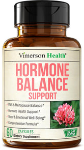 Vimerson Health Hormone Harmony bottle supports daily balance.