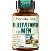 Vimerson Health Men’s Multivitamin bottle front for daily energy and immune support