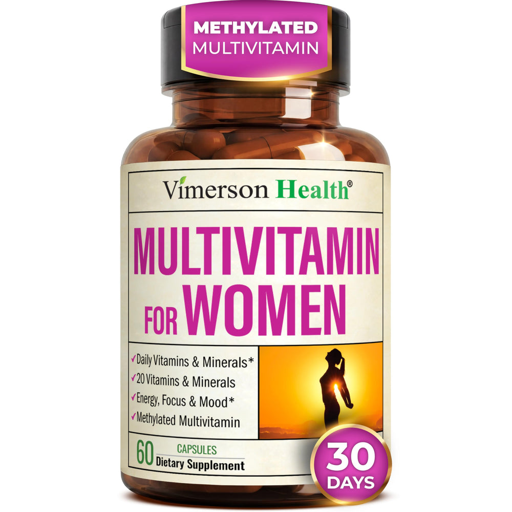 Vimerson Health Women's Multivitamin bottle front for daily energy support