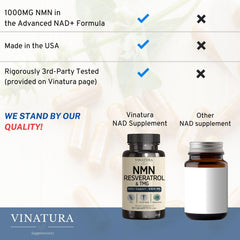VINATURA NMN Complex capsule closeup with smooth surface