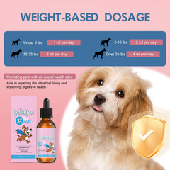 Vincofoo Healthy Petz collagen with chicken flavor appeals to dogs during supplement time