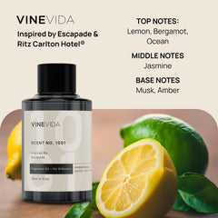VINEVIDA No.1007 bottle fills rooms with sophisticated, inviting scent.