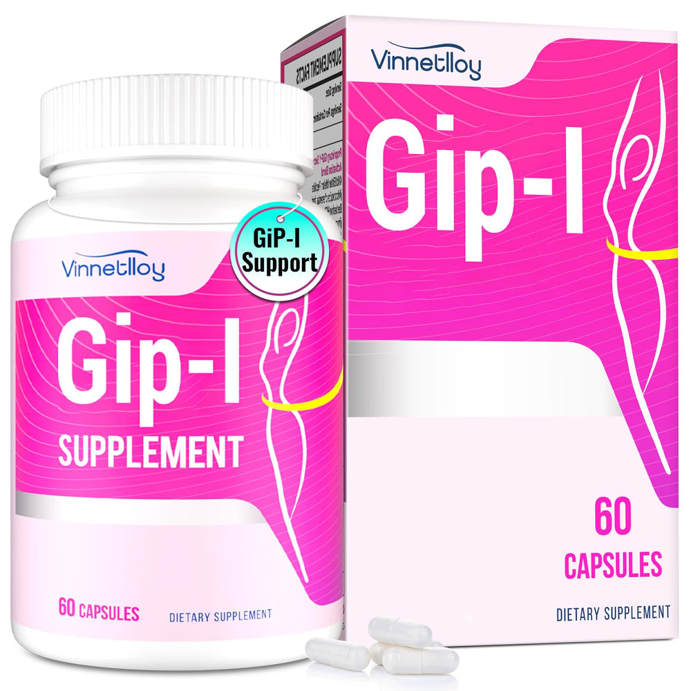 VINNETLLOY G1P bottle front with vegan capsules for daily wellness.