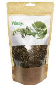Vintage nettle seeds tea brew highlights a mellow aroma for relaxing moments