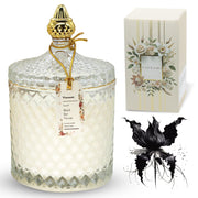VIONAMI luxury candle with rare flower fragrance in elegant jar for refined ambiance