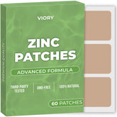 VIORY Zinc Patches pack 60 on skin for convenient daily use