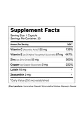 Visual Advantage Premier Eye Health contents ready to mix with juice for easier swallow