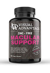 Visual Advantage Zinc-Free AREDS 2 bottle for convenient daily eye nutrient support.