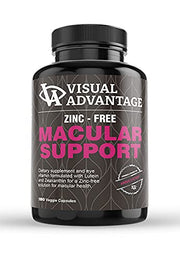 Visual Advantage Zinc-Free AREDS 2 bottle for convenient daily eye nutrient support.