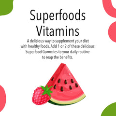 VITA GLOBE vegan, non-GMO gummies featuring beetroot and cranberry.