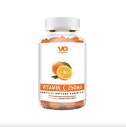 VITA GLOBE Vitamin C gummies bottle front for easy daily immune support.