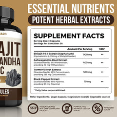 Vita Guard Ashwagandha Turmeric capsules close-up ideal for mood balance.