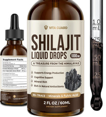 Vita Guard Shilajit bottle for daily energy support.