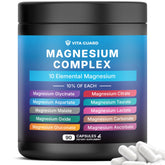 Vita Guard Magnesium Complex bottle front featuring the ten-form blend for daily wellness