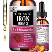 Vita Letuo Iron Liquid bottle with fruit flavor for daily energy