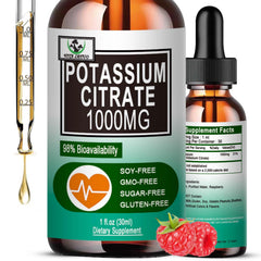 Vita Letuo potassium citrate drops bottle for convenient daily supplementation.