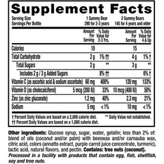 Close-up of Vita L'il Critter gummies highlighting natural flavors and taste.