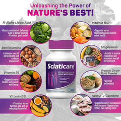Vita Sciences Sciaticare capsules ready to take for occasional sciatic nerve comfort