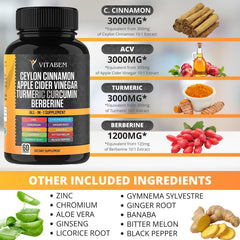 Vitabem Apple Cider Vinegar capsules bottle for convenient daily support
