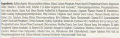Vitabiotics Neurozan capsules label featuring minerals for brain function.