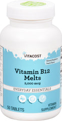 Vitacost Vitamin B12 Quickdots melt under tongue for fast absorption and energy support