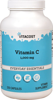 Vitacost Vitamin C 1000 mg bottle front showing label and potency.