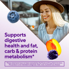Vitafusion Fiber Well Fit peach flavor gummies ready for daily fiber support.
