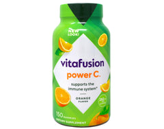 Vitafusion Power C chewy gummy texture offers a tasty, convenient daily routine.