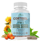 VitaHarbor cortisol supplement bottle for daily calm support.
