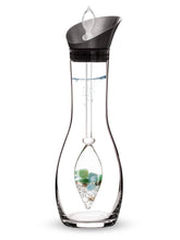 VitaJuwel Era Forever Young carafe with crystal vial for elegant crystal-infused hydration at home.