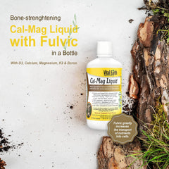 Bottle label highlights fulvic minerals and absorption-focused design