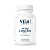 Vital Nutrients Acetyl L-Carnitine 500mg bottle front view for cognitive support
