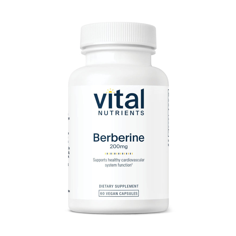 Vital Nutrients Berberine bottle front view for daily gut support