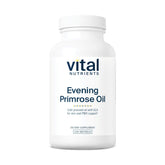 Vital Nutrients Evening Primrose Oil 1000mg bottle with softgels for skin support.