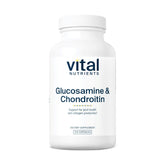 Vital Nutrients Glucosamine & Chondroitin bottle front supports joint mobility