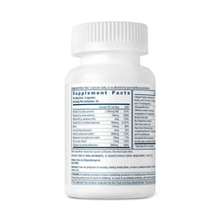 Vital Nutrients hair growth vitamins ingredients panel highlights vegan formula.