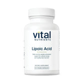 Vital Nutrients Lipoic Acid 300mg bottle for daily energy and antioxidant support.
