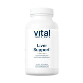 Vital Nutrients Liver Support bottle front, vegan and gluten-free for daily liver care.