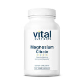 Vital Nutrients Magnesium Citrate 150mg bottle front view for relaxed daily wellness