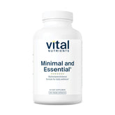 Vital Nutrients Minimal Essential bottle showing a daily wellness staple for vegetarians