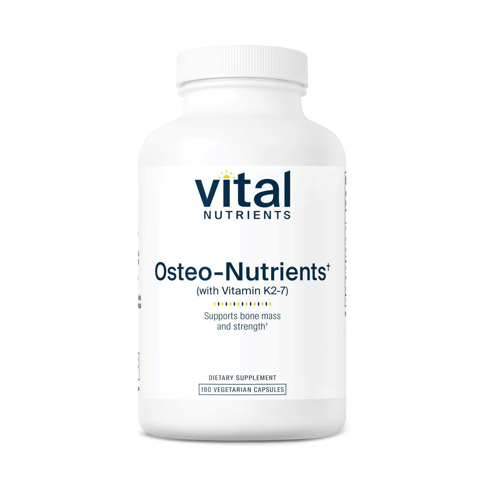 Vital Nutrients Osteo-Nutrients bottle front view supports bone health