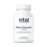 Vital Nutrients Phyto-Curcumin Plus Enzymes bottle front for high-absorption curcumin support.